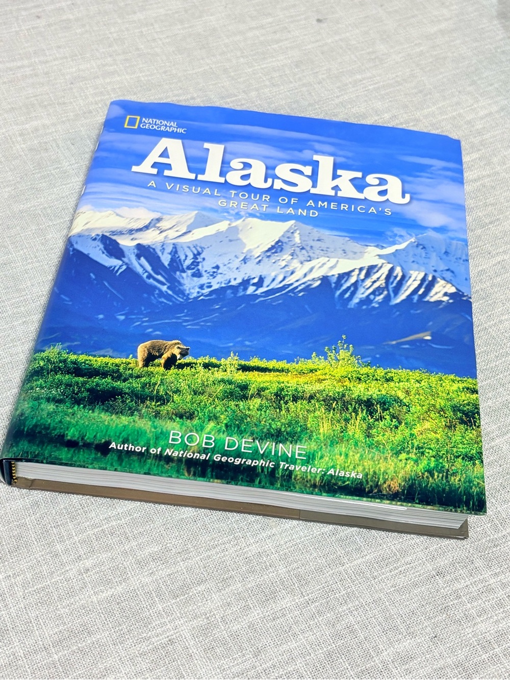 National Geographic Alaska Hardcover Book - Blue & Green Cover